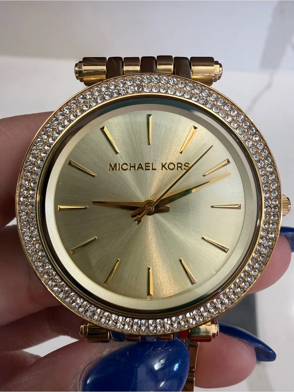 Michael Kors Gold Diamond-Accent Women’s Watch